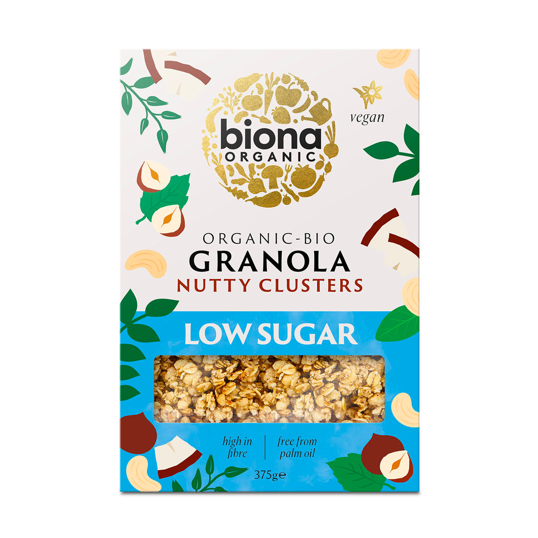 Biona Granola Nutty Clusters 375g