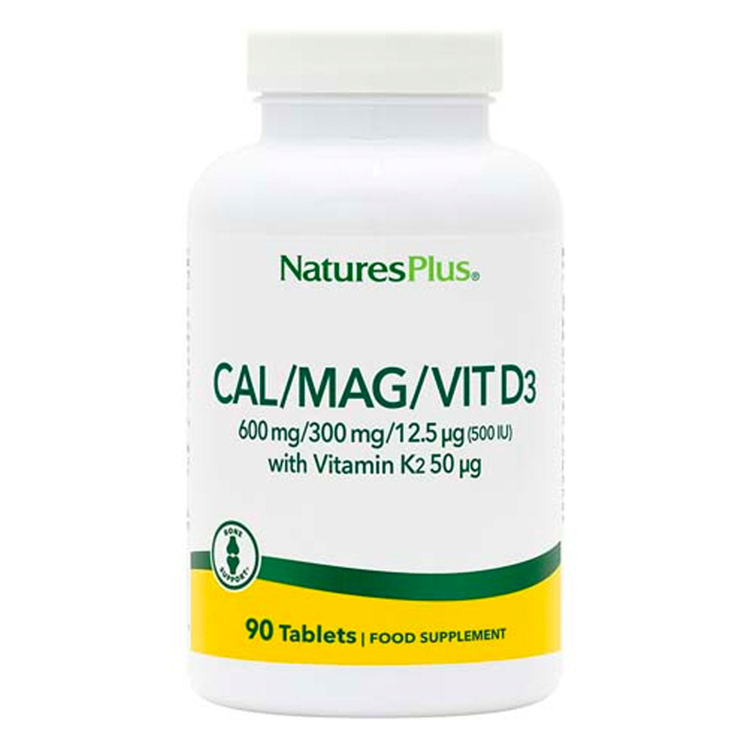 Natures Plus Cal/Mag/Vit D3 180 Tablets