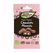 Raw Vegan Organic Chocolate Almonds 25g