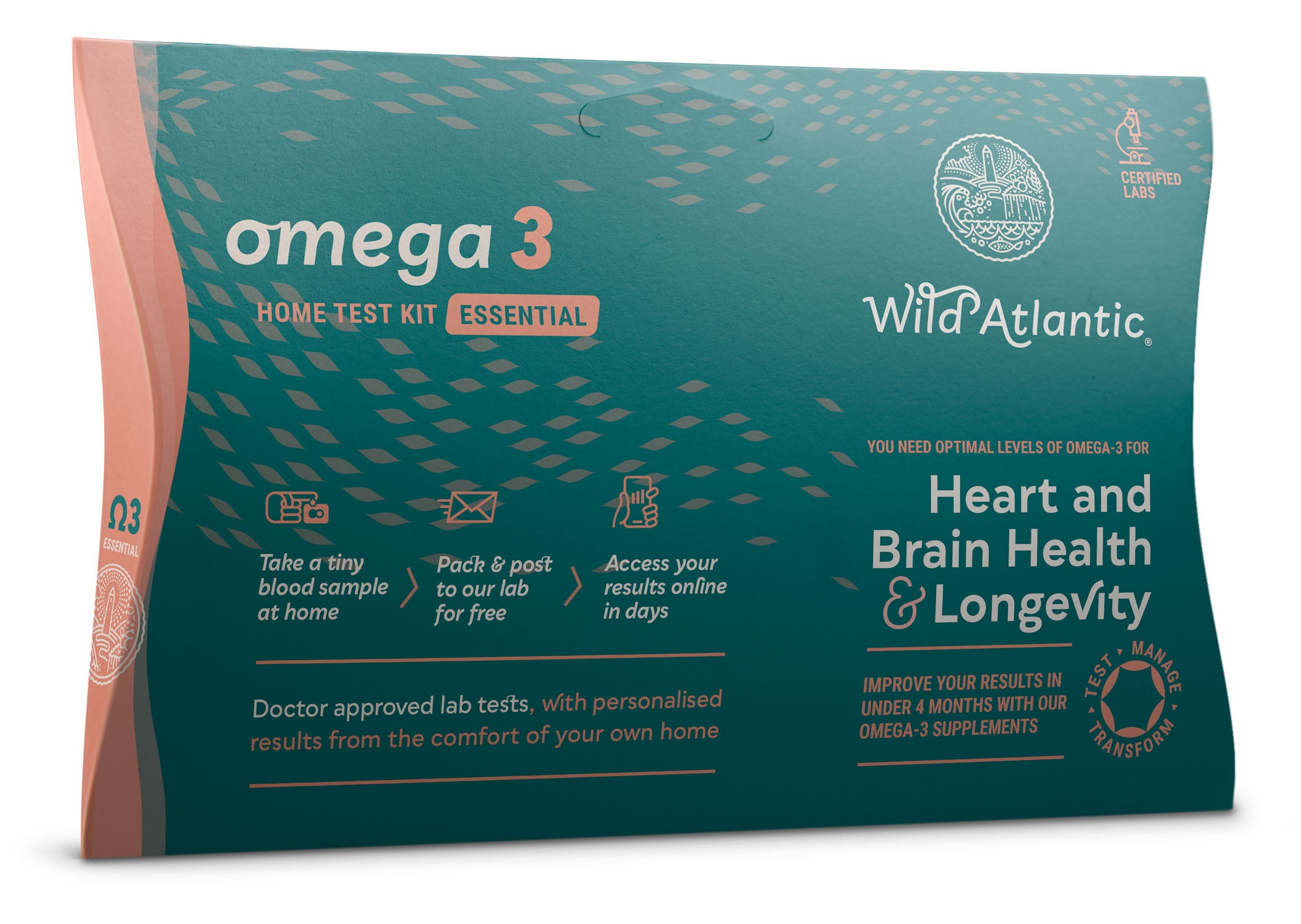 Wild Atlantic Health Omega-3 Essential Home Test Kit