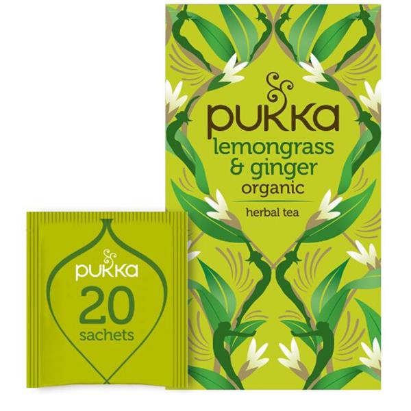 Pukka Lemongrass & Ginger Tea 20 Bags