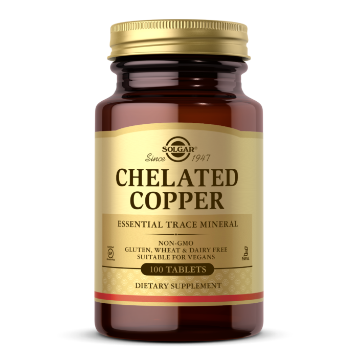 Solgar Chelated Copper 100 tablets