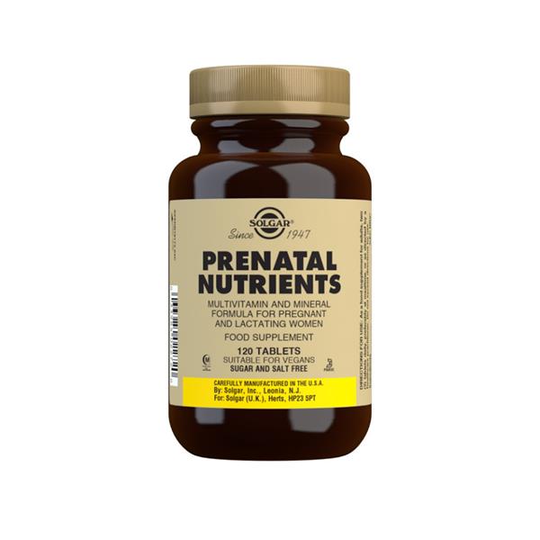 Solgar Prenatal Nutrients 120 Tablets