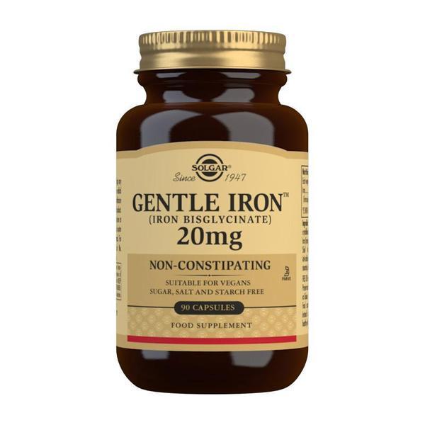 Solgar Gentle Iron 20mg 90 Capsules