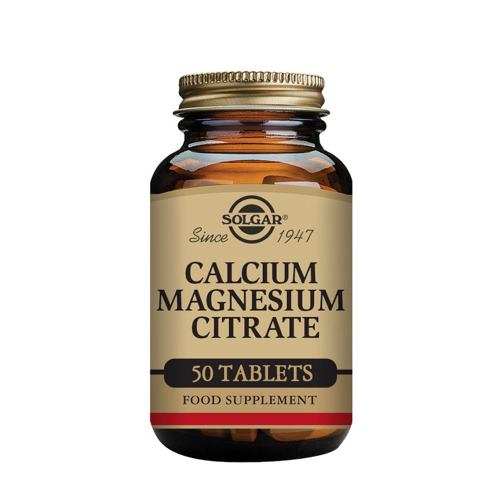 Solgar Calcium Magnesium Citrate 50 Tablets