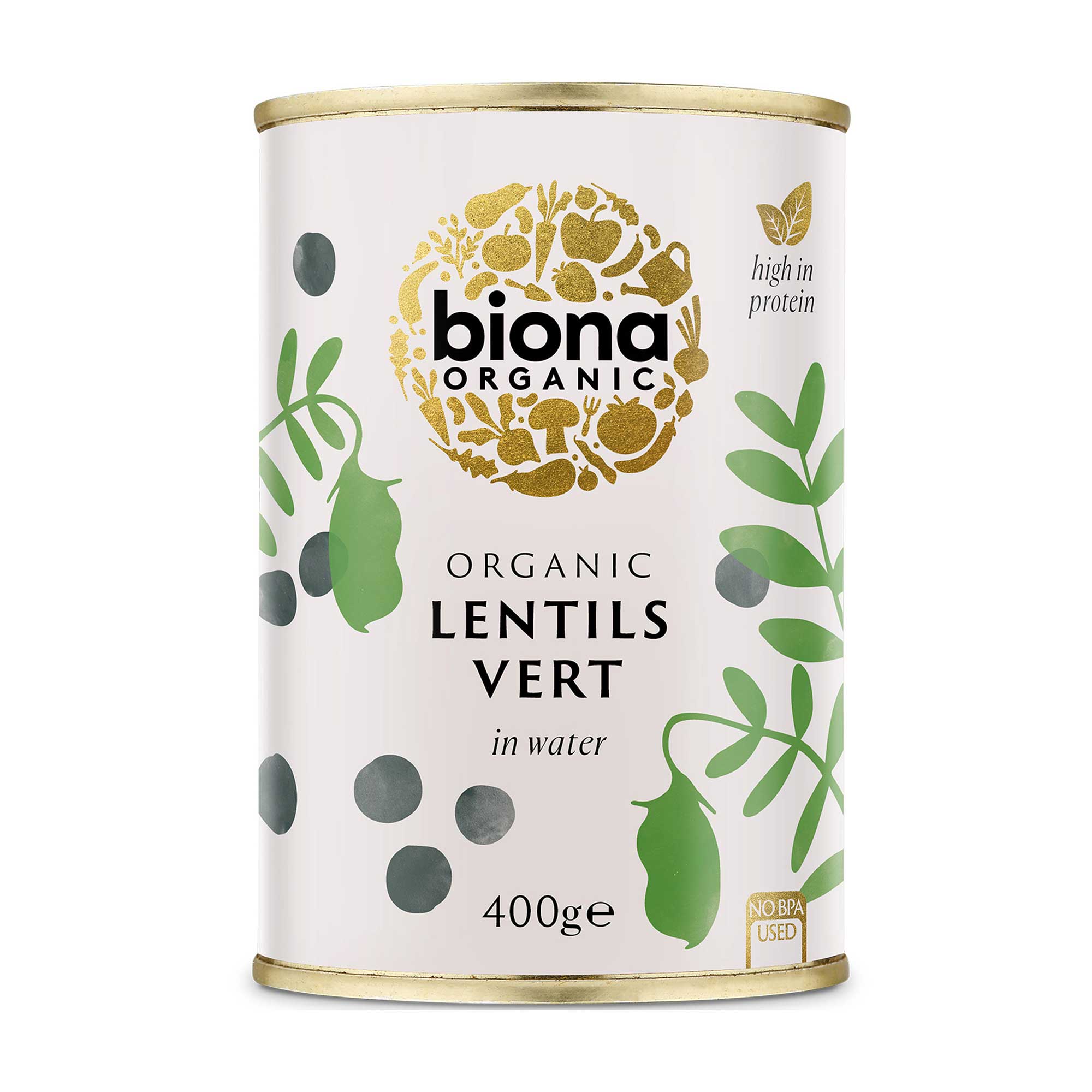 Biona Organic Lentils Vert 400g