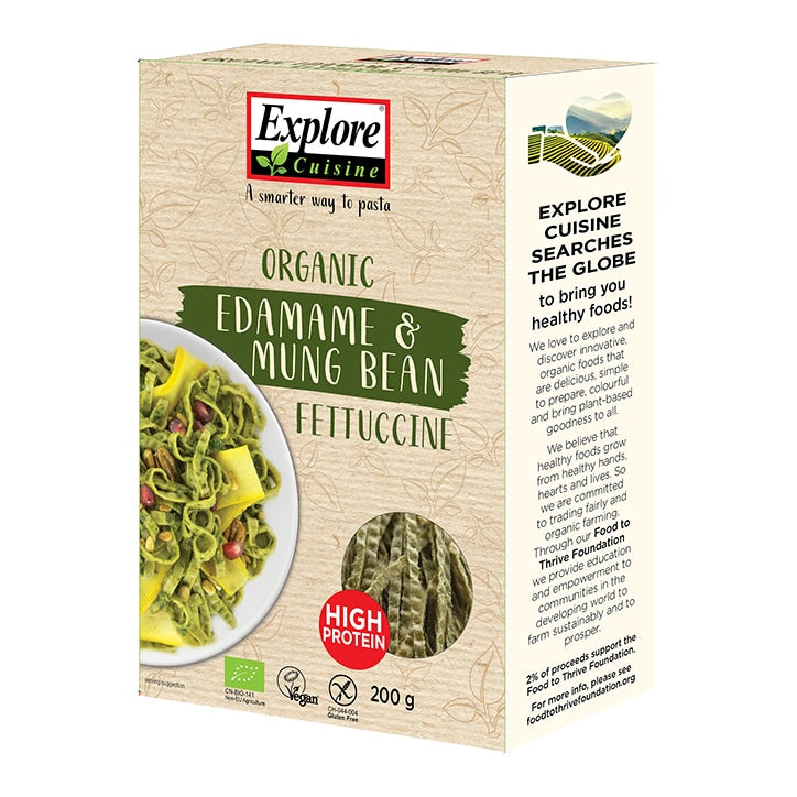 Edamame & Mung Bean Fettuccine