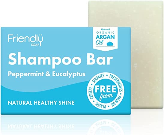 Friendly Peppermint & Eucalyptus Shampoo Bar 95g