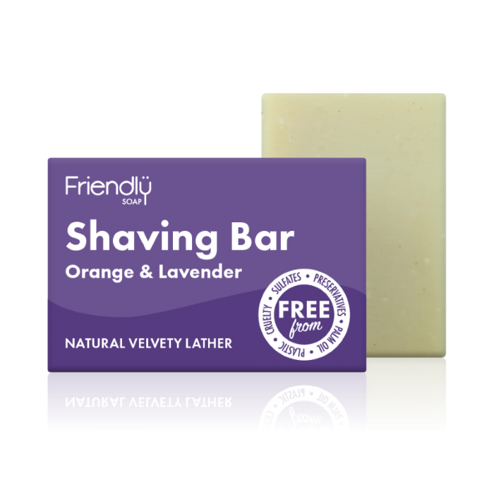 Friendly Shaving Bar Orange & Lavender 95g