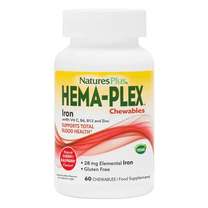 Natures Plus Hemaplex 60 Chewables