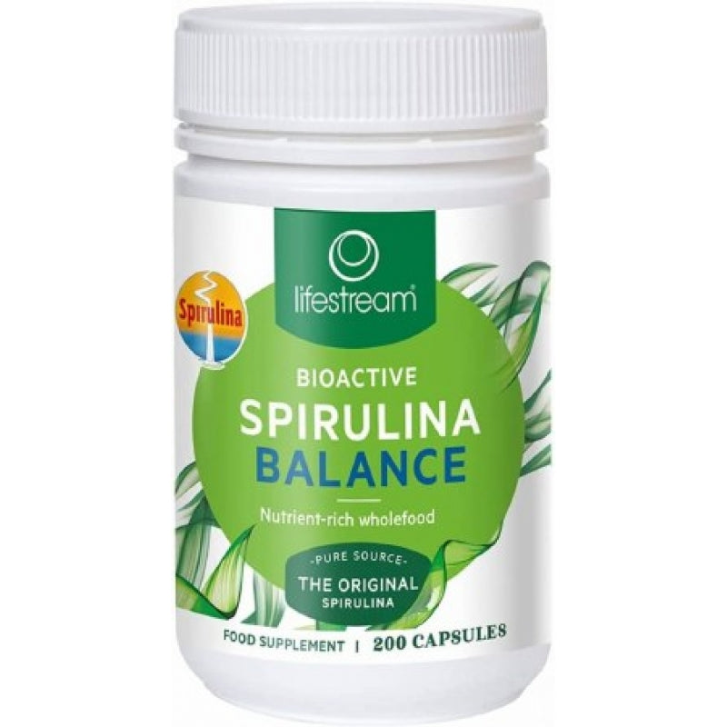 Lifestream Spirulina 200 Capsules