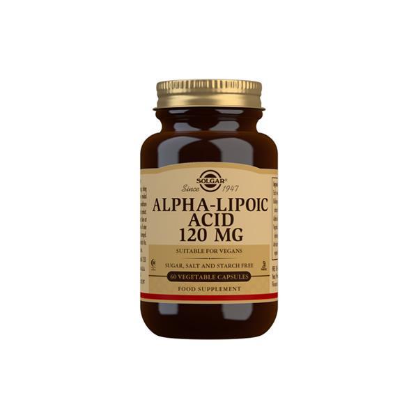 Solgar Alpha-Lipoic Acid 120mg 60 Capsules