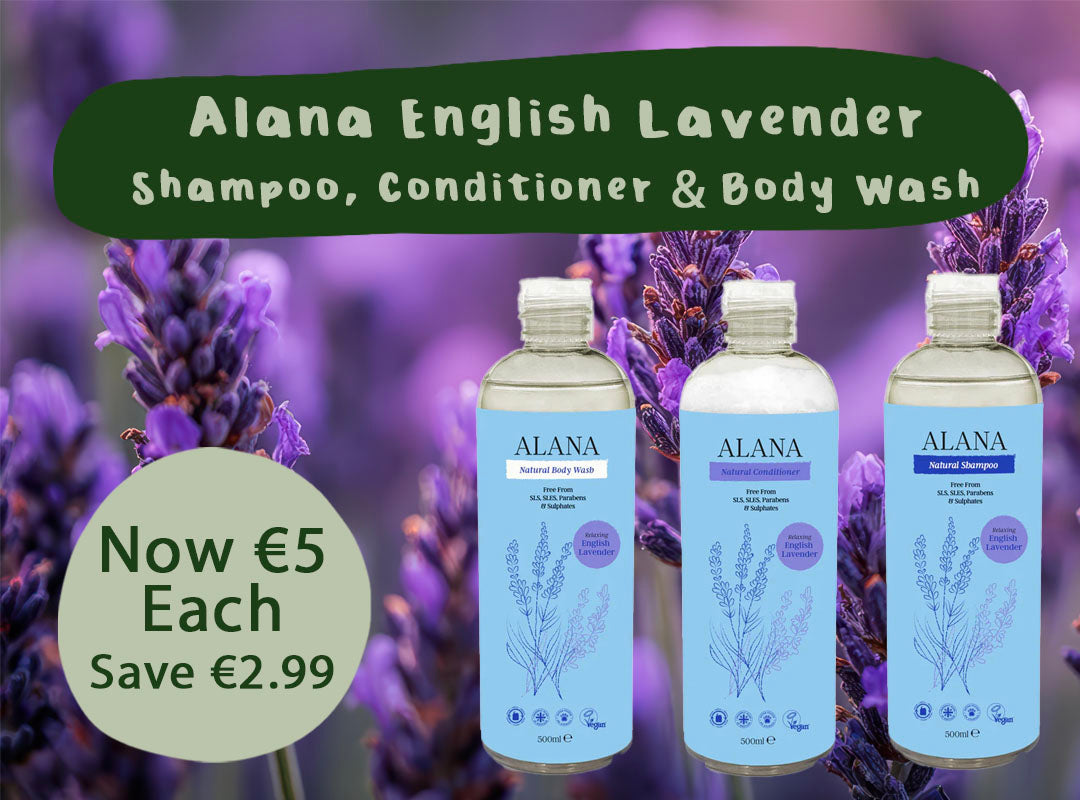 Alana English Lavender Vera Body Care Range Now €5