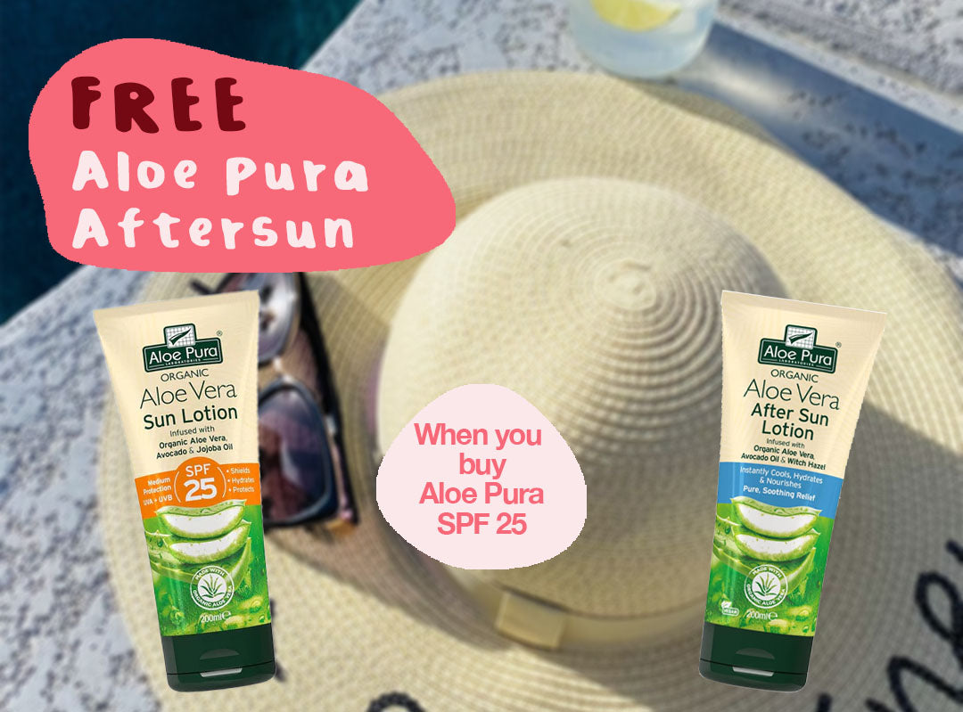 FREE Aloe Pura After Sun Lotion When You Buy Aloe Pura SPF25