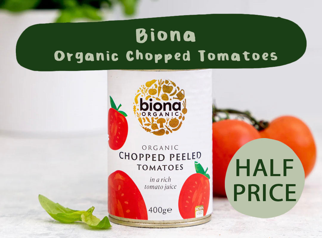 Half Price Biona Organic Chopped Tomatoes
