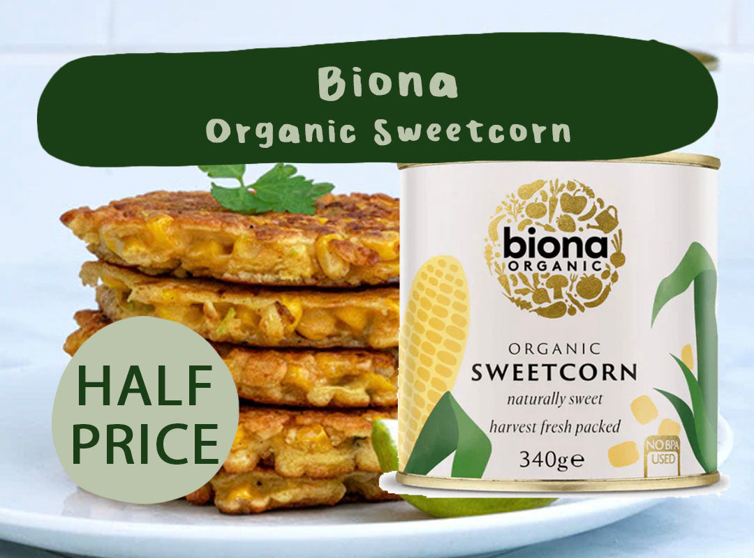 Half Price Biona Organic Sweetcorn