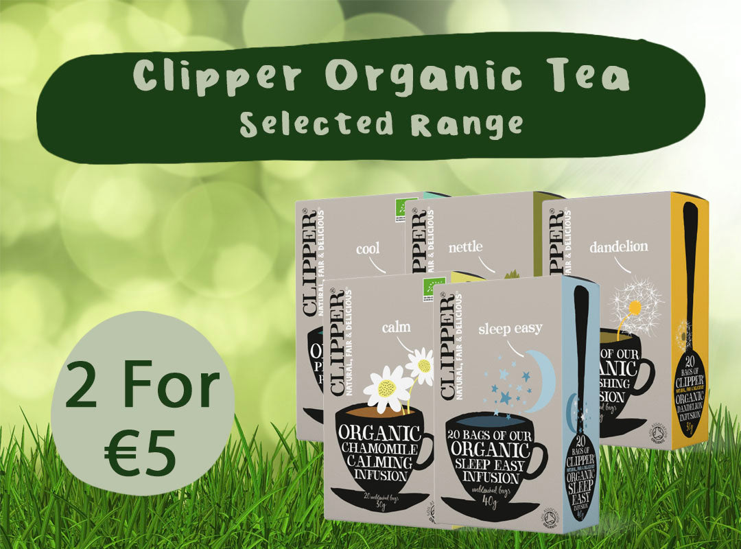 2 For €5 Clipper Organic Tea Selected Range