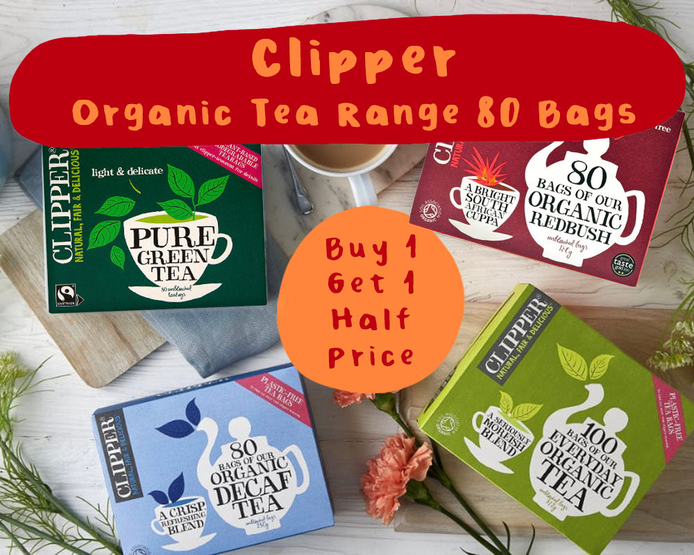 Buy 1 Get 1 Half Price Across The Clipper 80 Bag Range