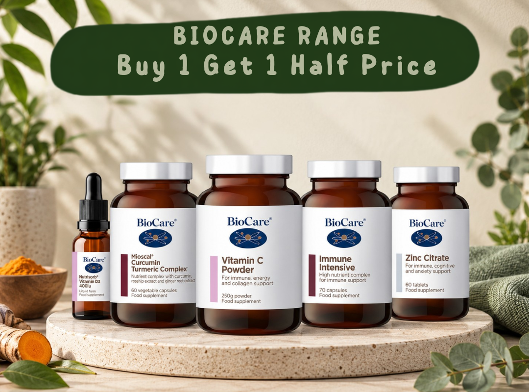 Buy 1 Get 1 Half Price Across The BioCare Range