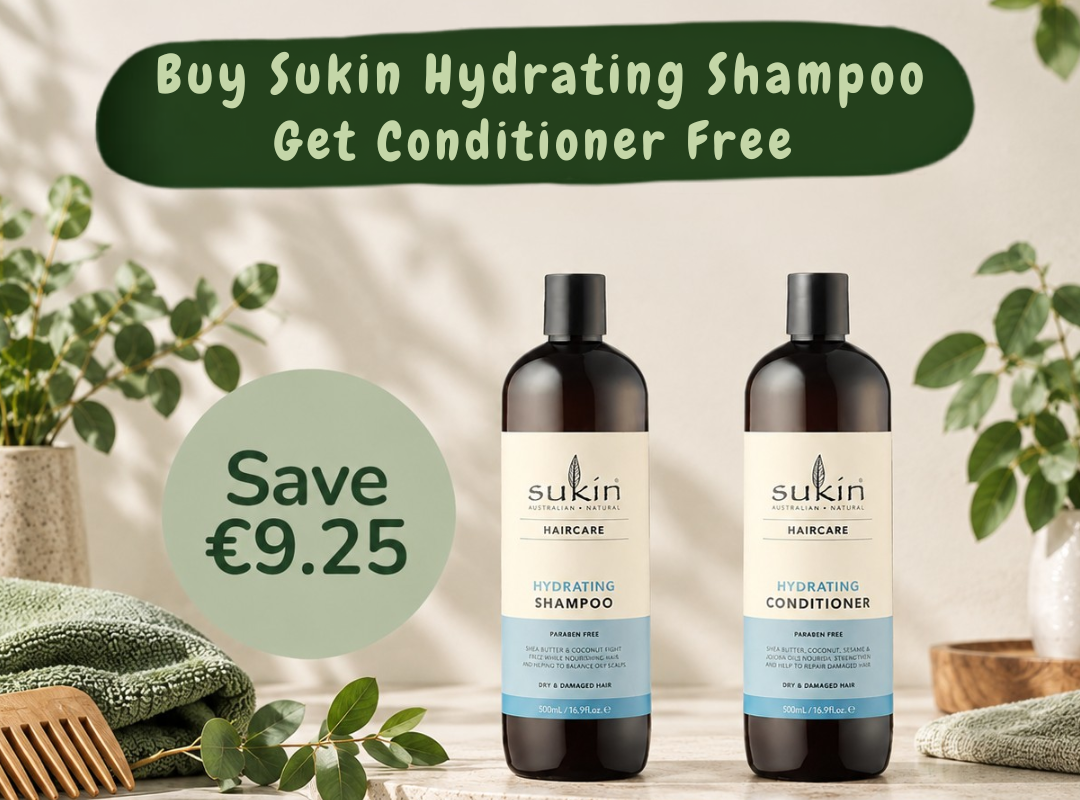 FREE Sukin Conditioner 500ml When You Buy Sukin Hydrating Shampoo 500ml