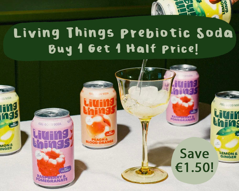 Buy 1 Get 1 Half Price Living Things Prebiotic Sodas