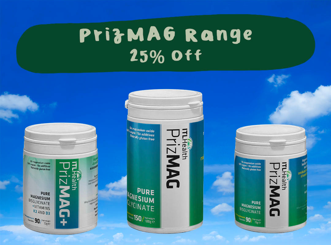 25% Off PrizMAG Magnesium Range