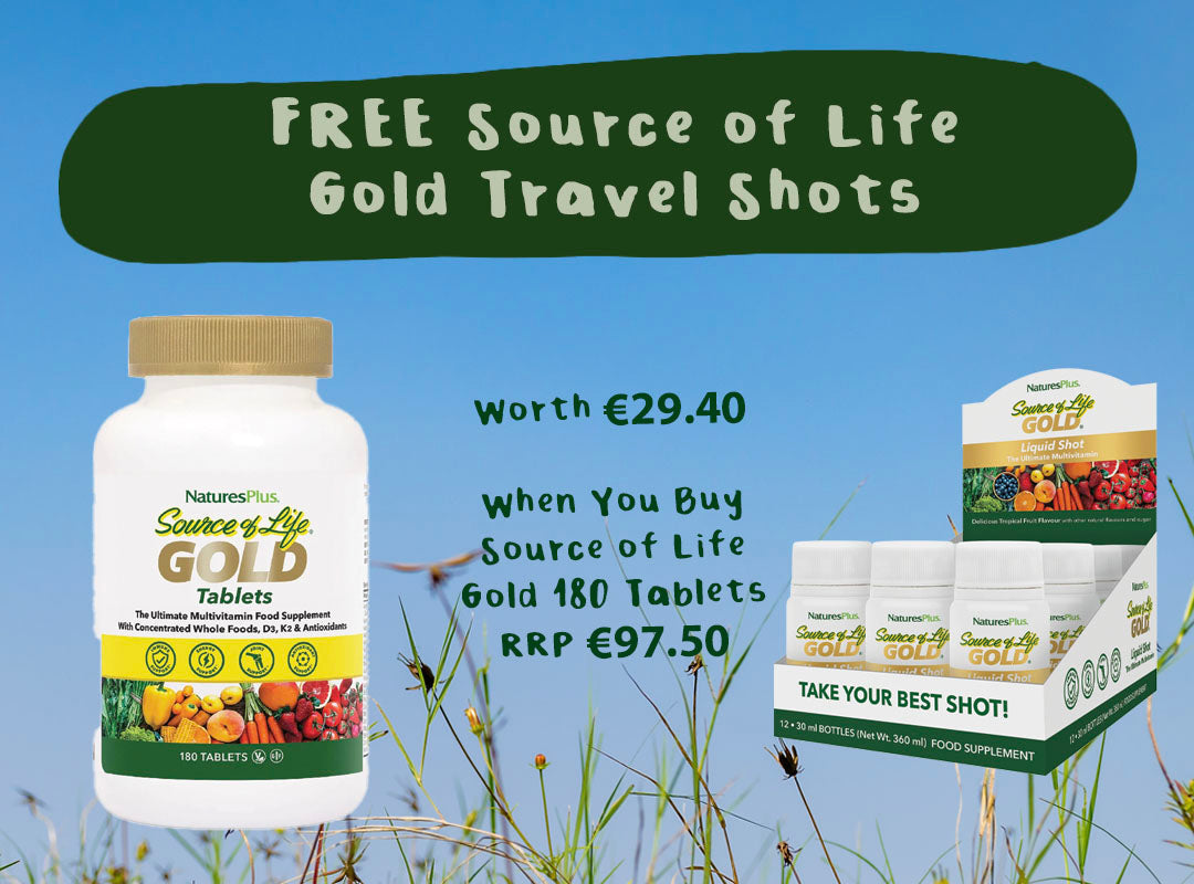 FREE Source of Life Gold Travel Shots When You Buy 180 Tablets
