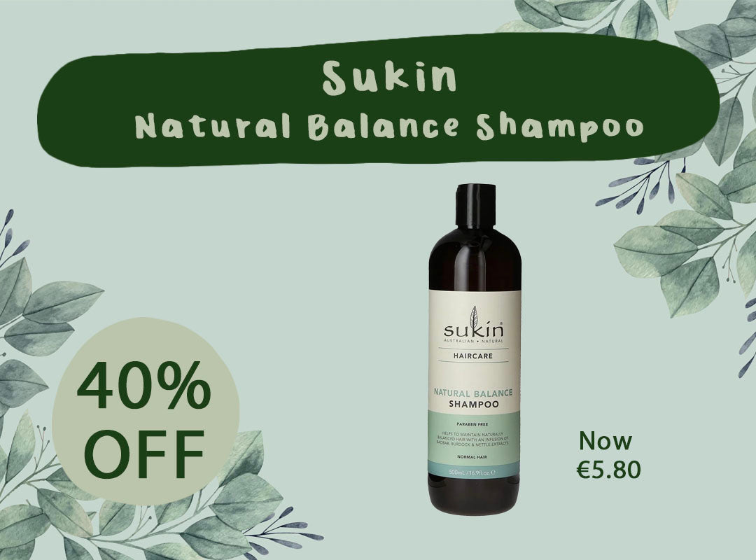 40% OFF Sukin Natural Balance Shampoo