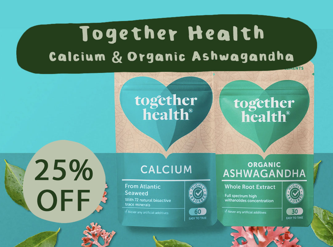 25% Off Together Health Calcium & Ashwagandha