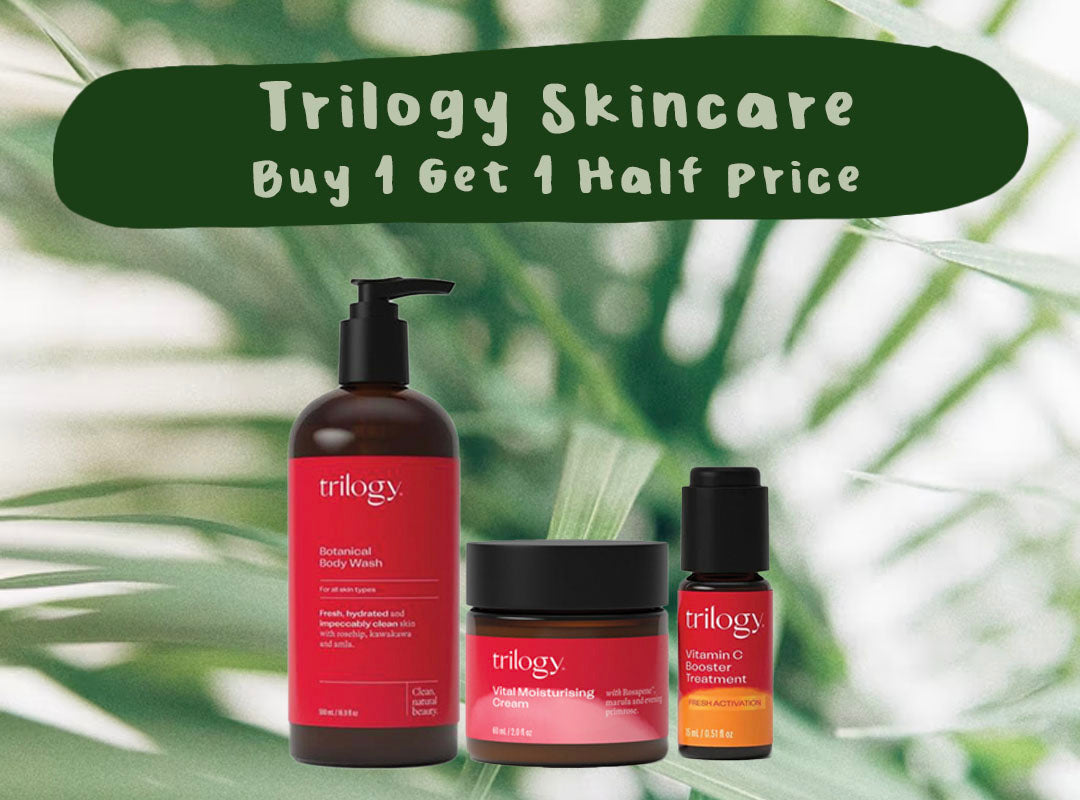 Buy 1 Get 1 Half Price Trilogy Skincare Collection