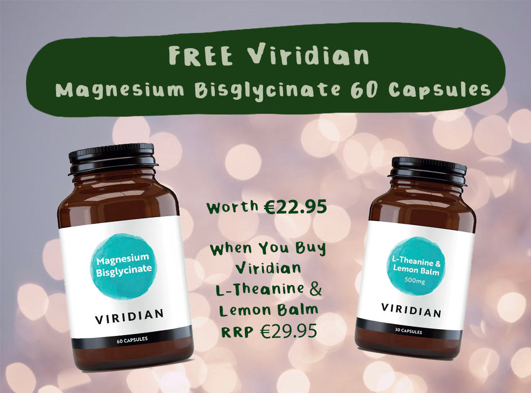 FREE Viridian Magnesium Bisglycinate 60 Capsules When You Buy L-Theanine & Lemon Balm 30 Capsules
