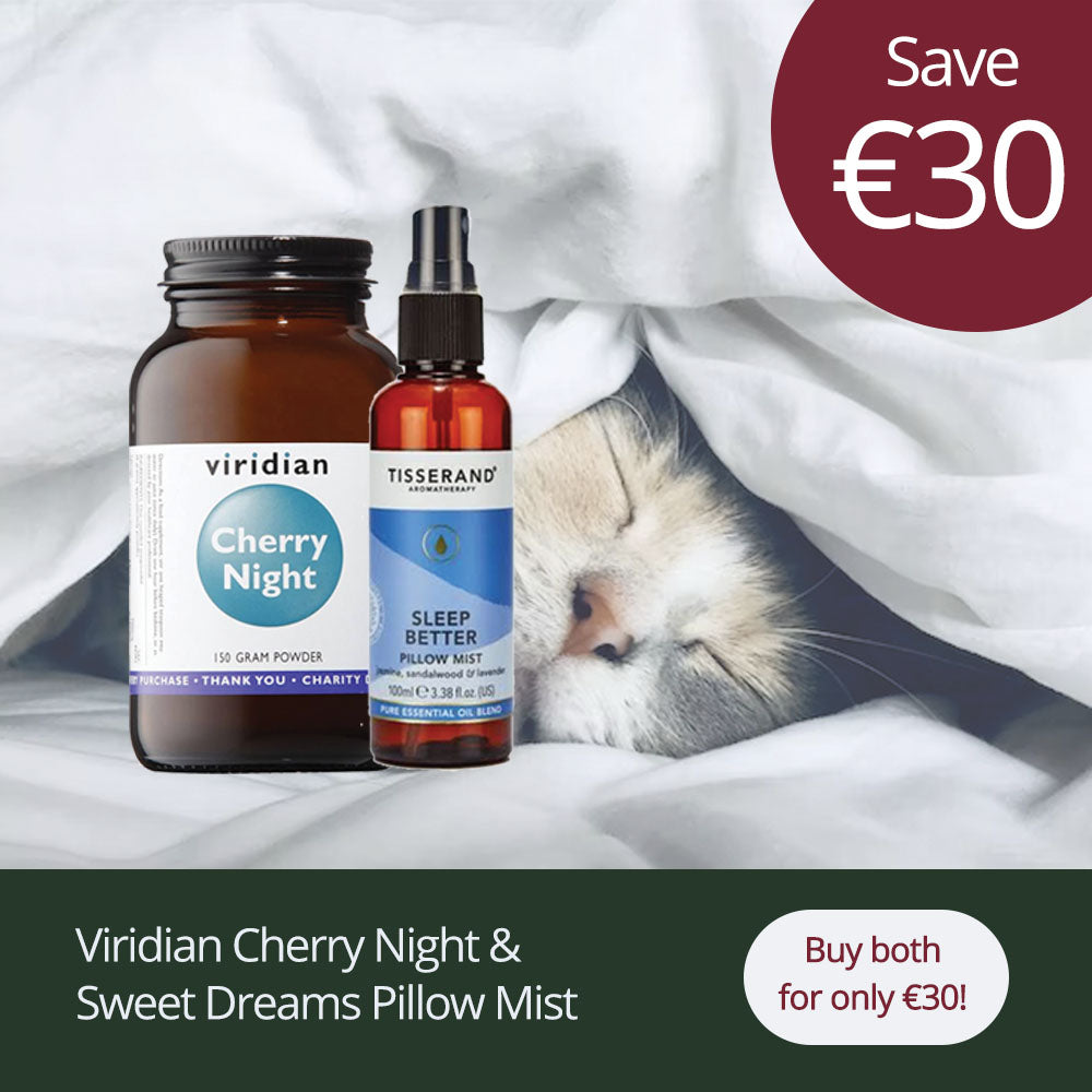 Viridian Cherry Night & Tisserand Sleep Better Pillow Mist 100ml - €30 for both!