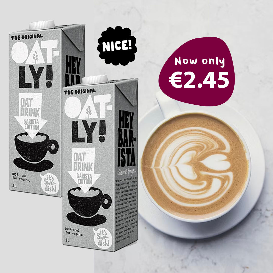 oatly barista, plant-based milk 