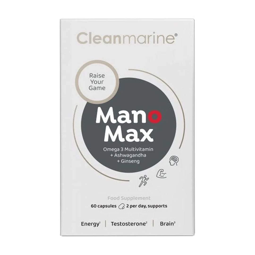 Cleanmarine ManoMax Krill Oil for Men 60 Capsules