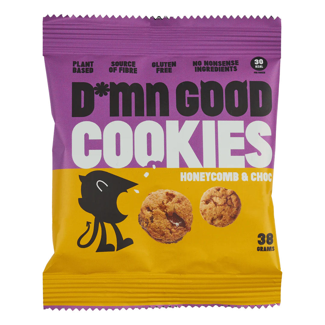 D*mn Good Cookies Honeycomb& Choc Cookies 70g