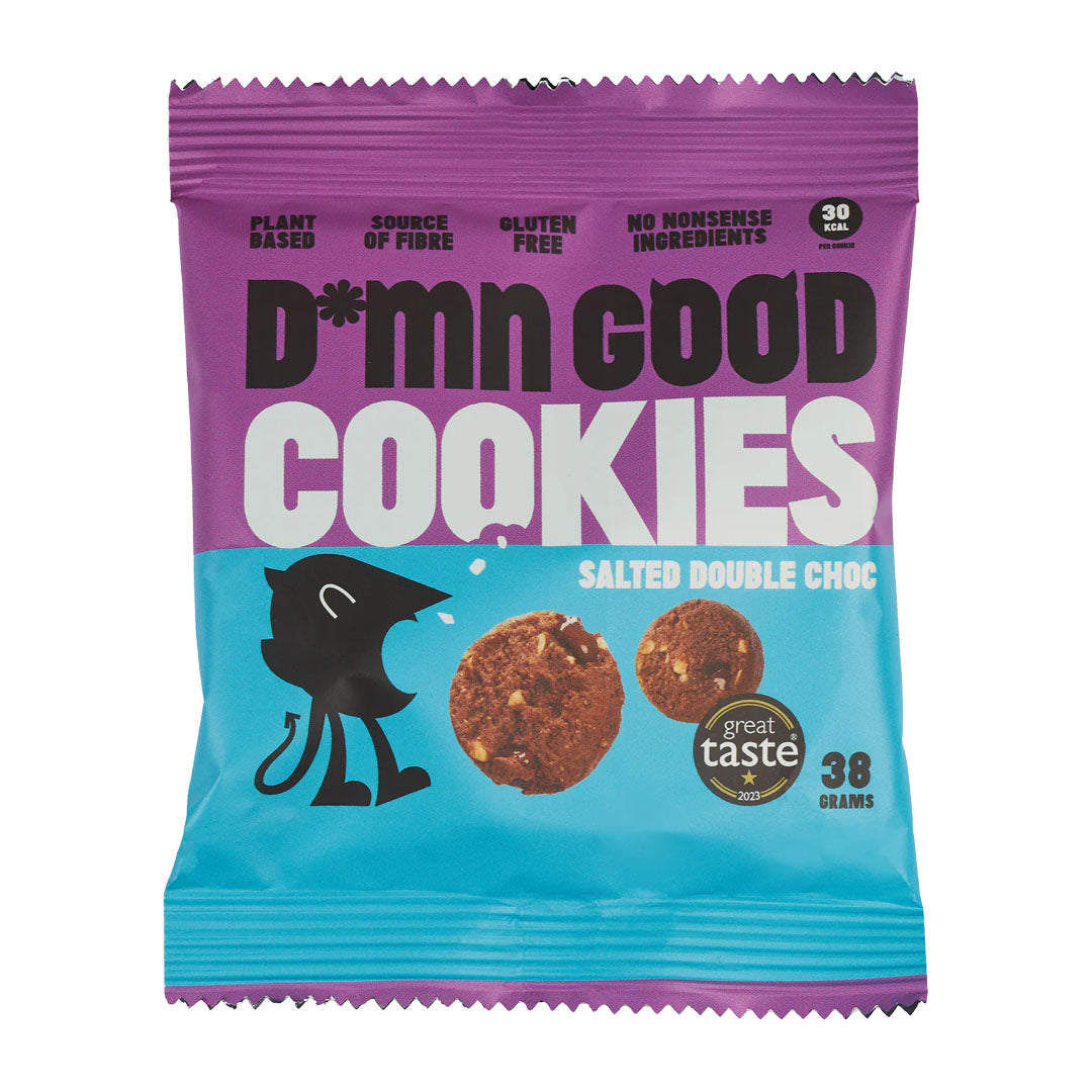 D*mn Good Cookies Salted Double Choc Cookies 38g