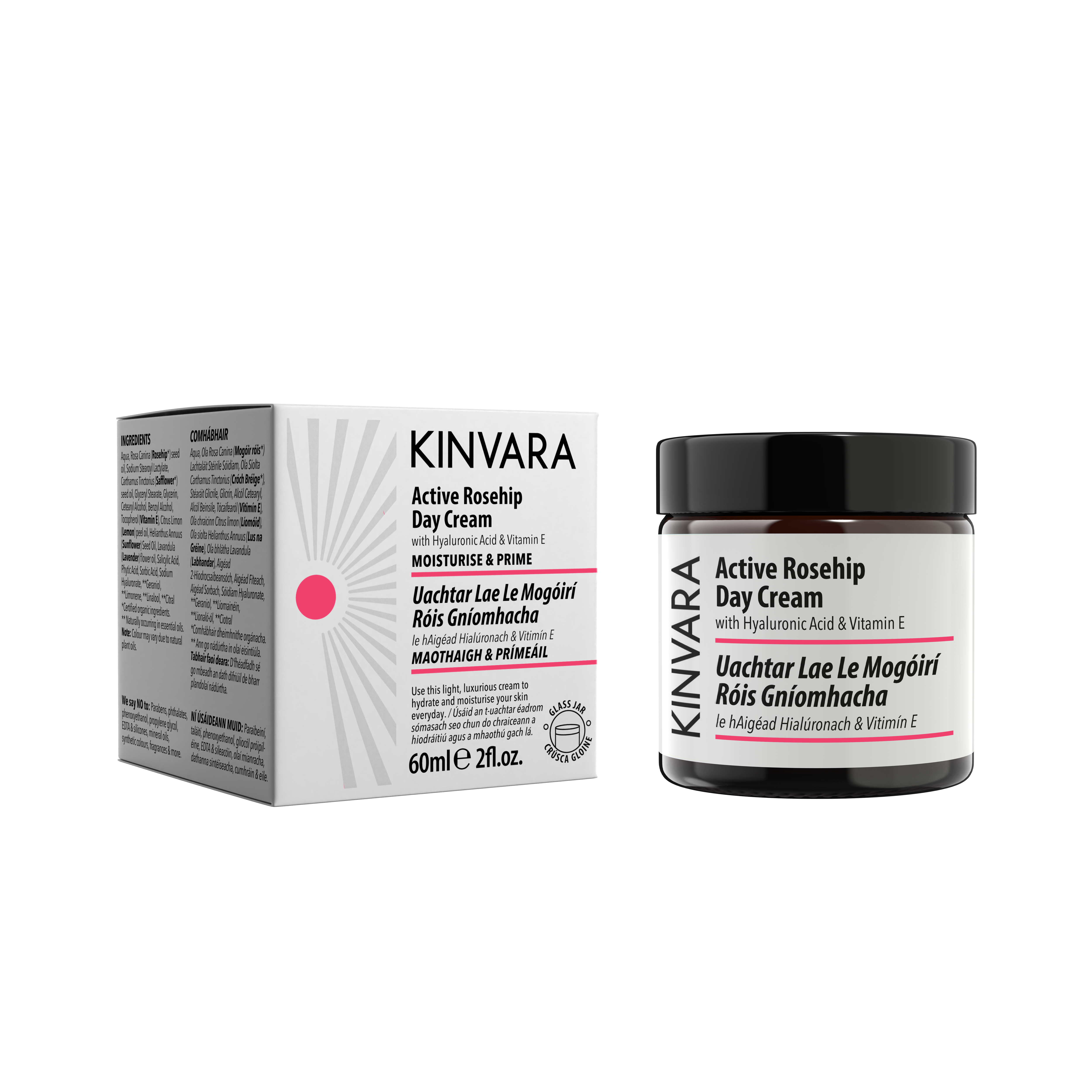 Kinvara Active Rosehip Day Cream 60ml