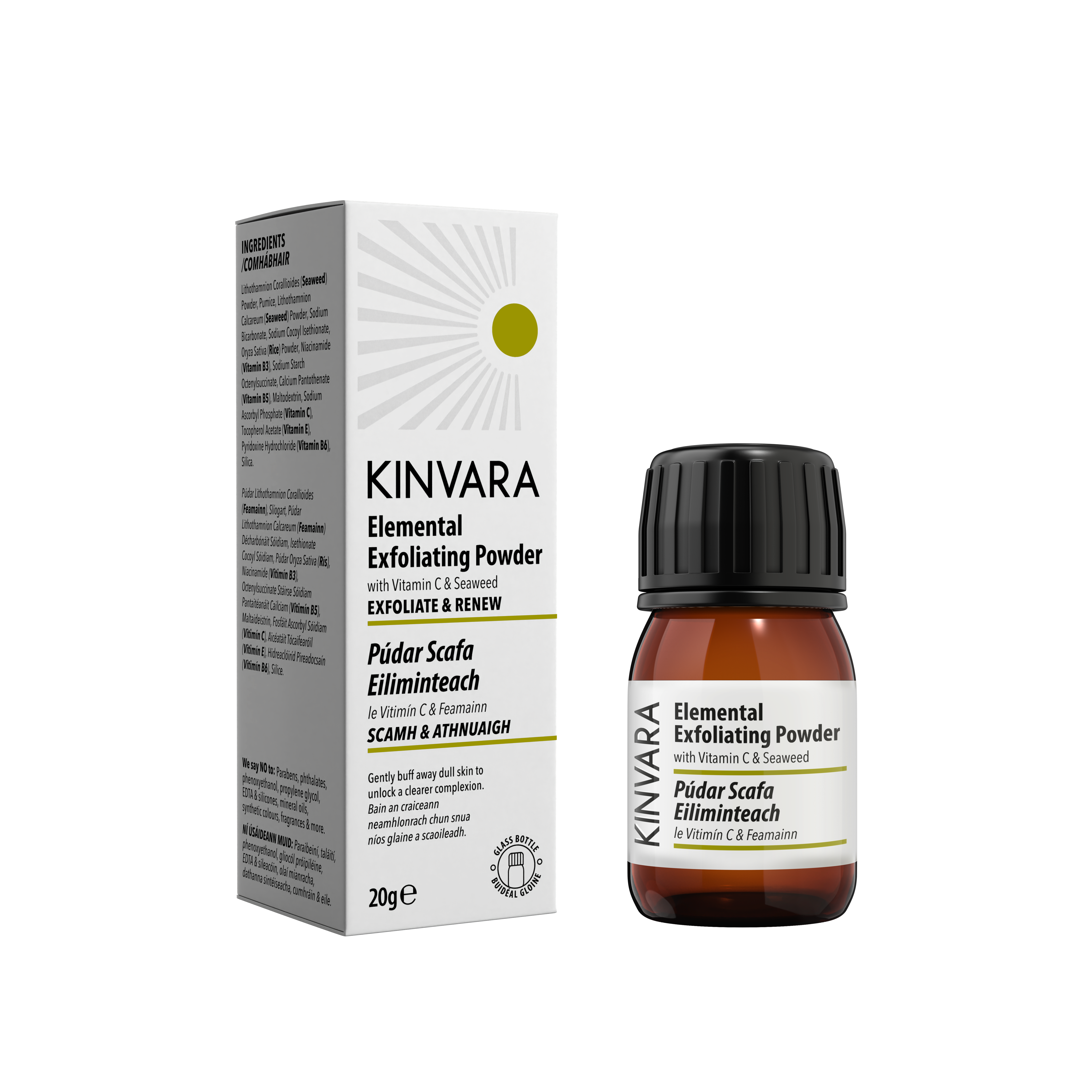 Kinvara Elemental Exfoliating Powder 20g