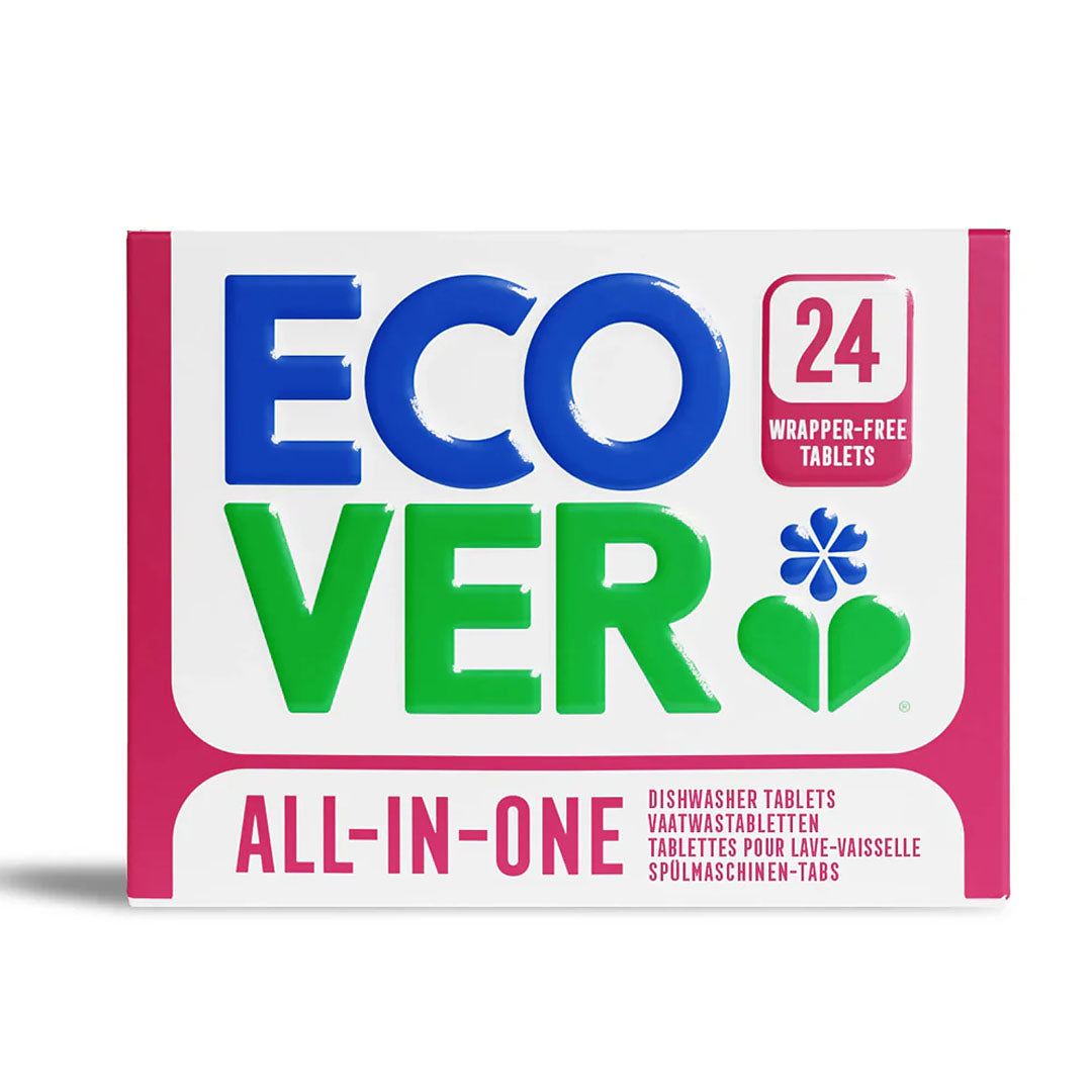 Ecover All-in-One Wrapper Free Dishwasher 24 Tablets