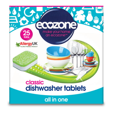 Ecozone Classic Dishwasher Tablets 25 Tabs