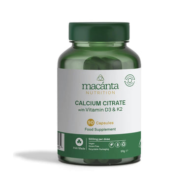 Macánta Nutrition Calcium, D3 & K2 90 Capsules