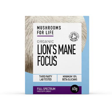Mushrooms For Life Lion's Mane Focus Powder 60g
