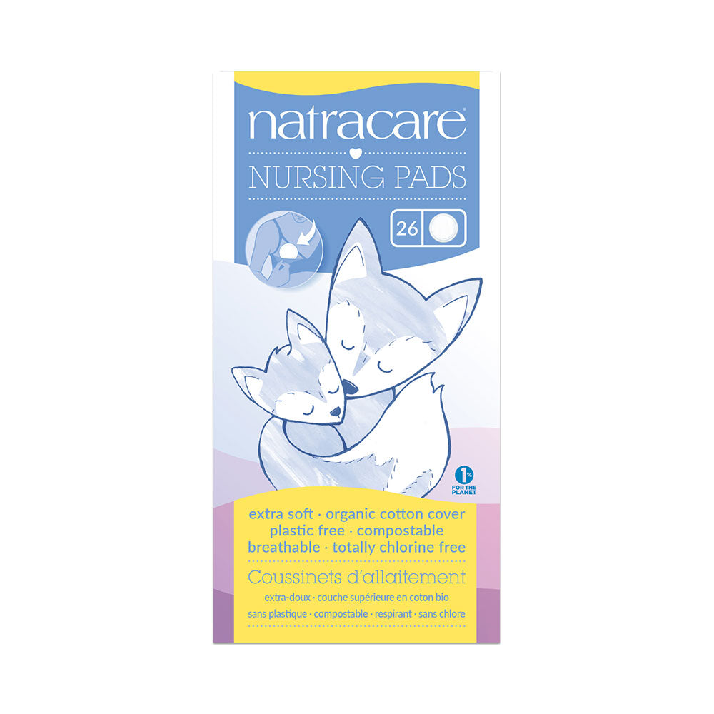 Natracare Organic Cotton Nursing Pads 26 Pads