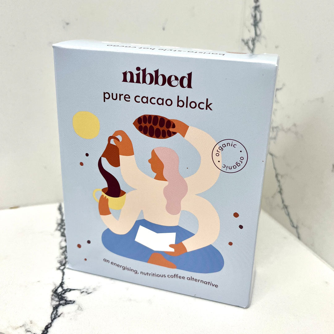 Nibbed Pure Organic Cacao Block 300g