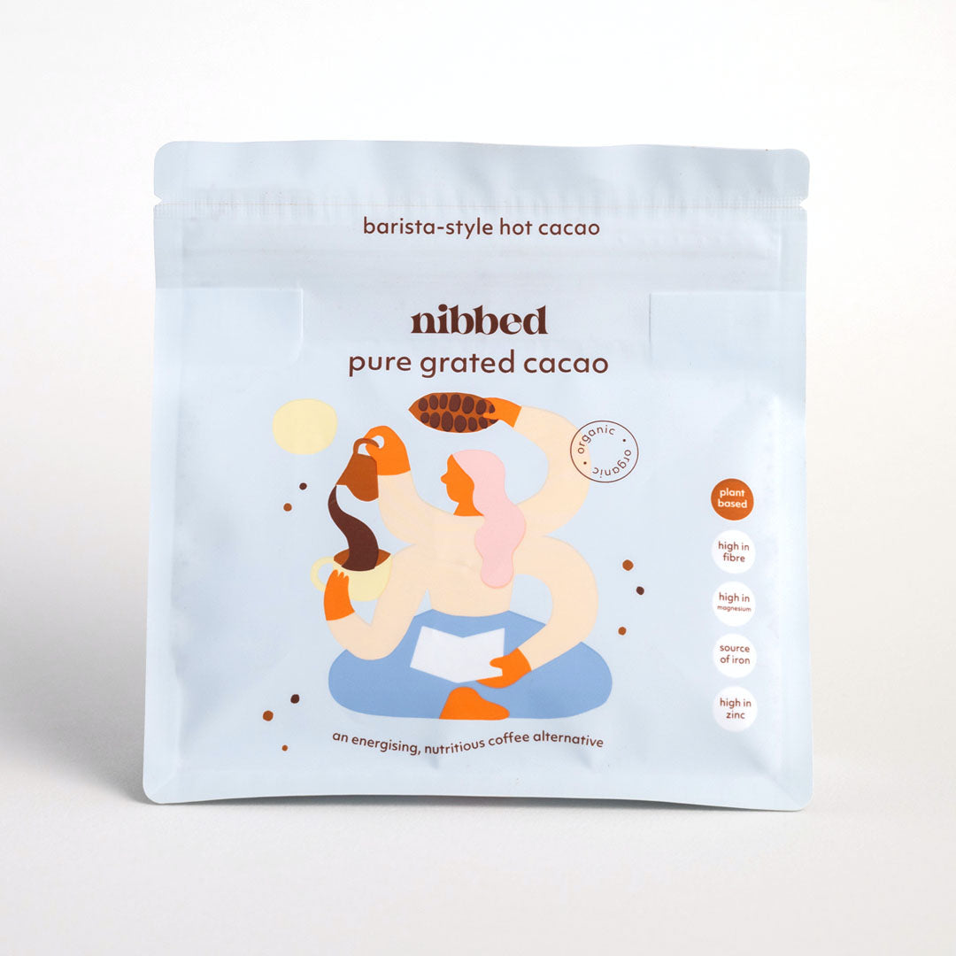 Nibbed Pure Organic Cacao Grated 200g