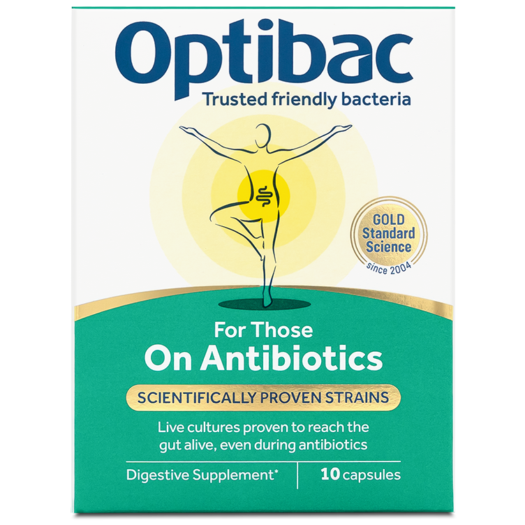 Optibac Probiotics For Those on Antibiotics 10 Capsules