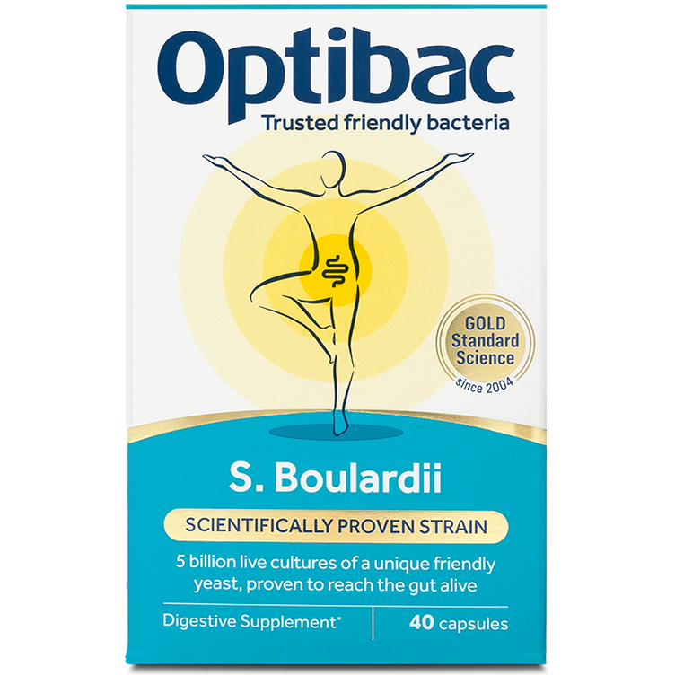 Optibac Saccharomyces Boulardii 40 Capsules