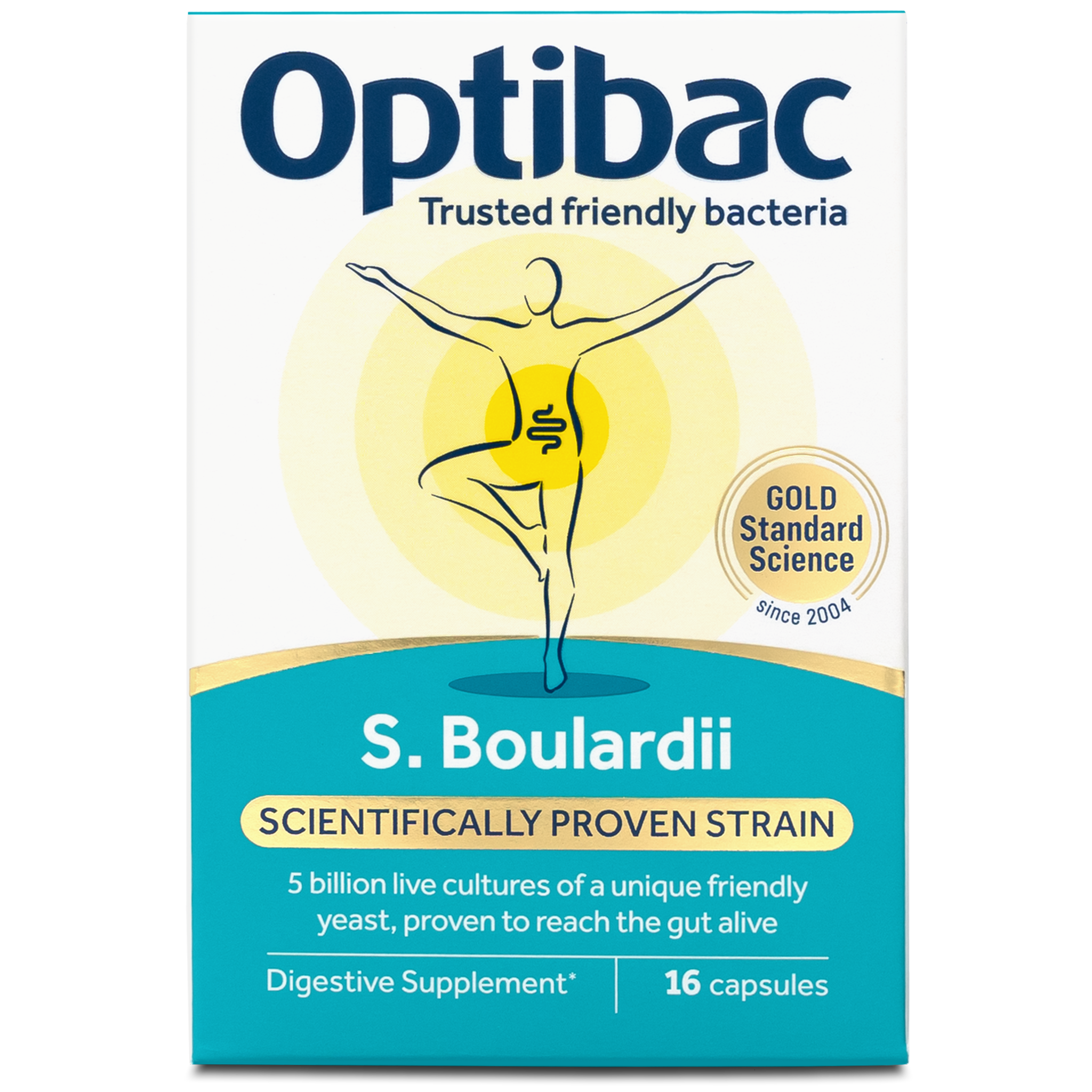 Optibac Saccharomyces Boulardii 16 Capsules
