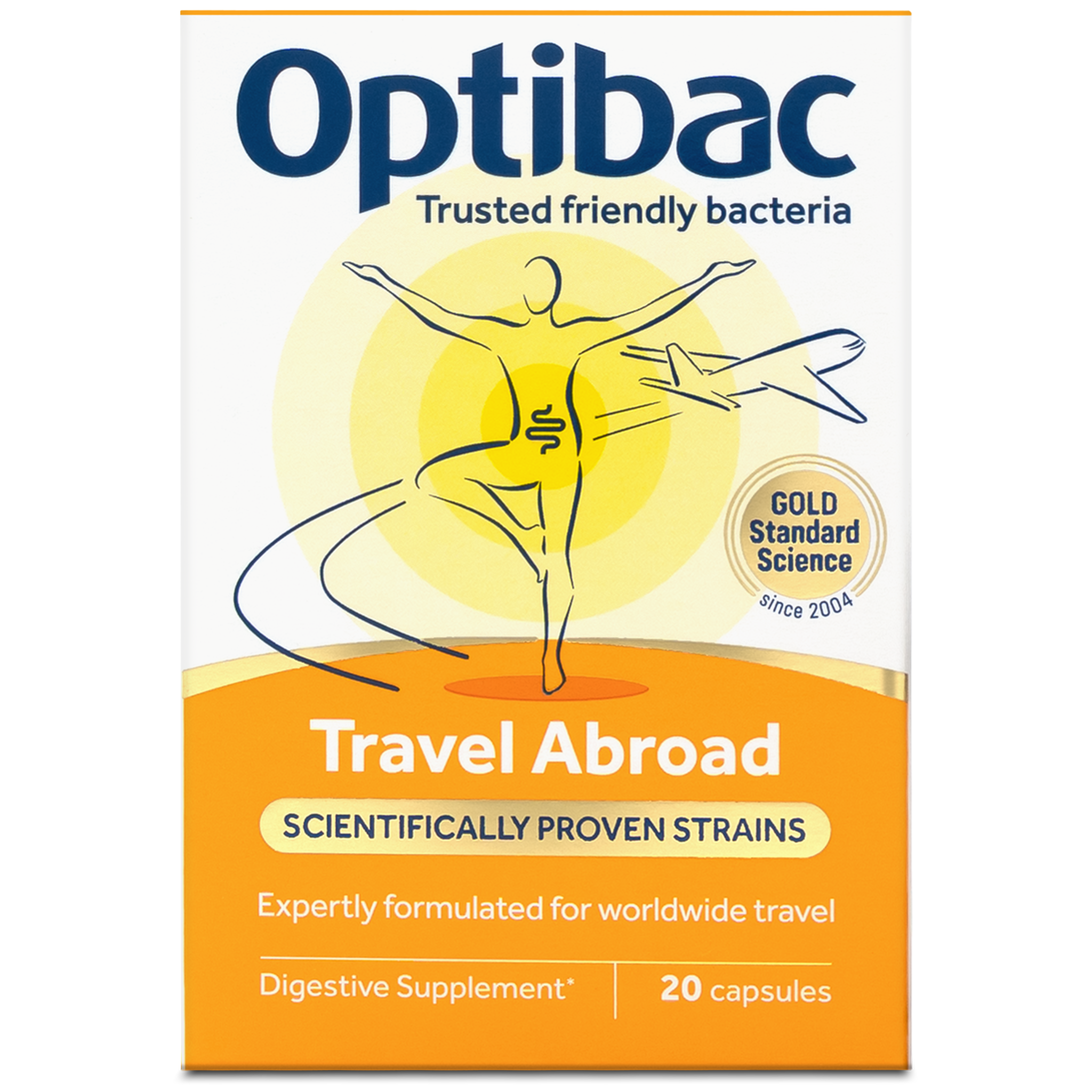 Optibac Travel Abroad 20 Capsules