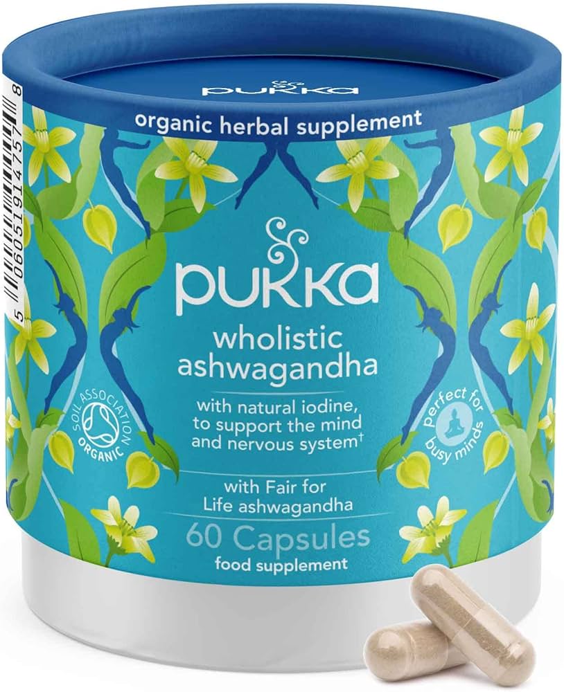 Pukka Organic Wholistic Ashwagandha 60 Capsules